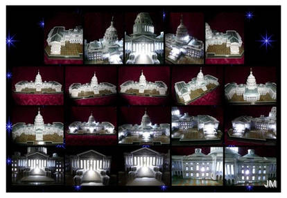 The U.S. Capitol - paper model