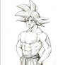 Goku shirtless