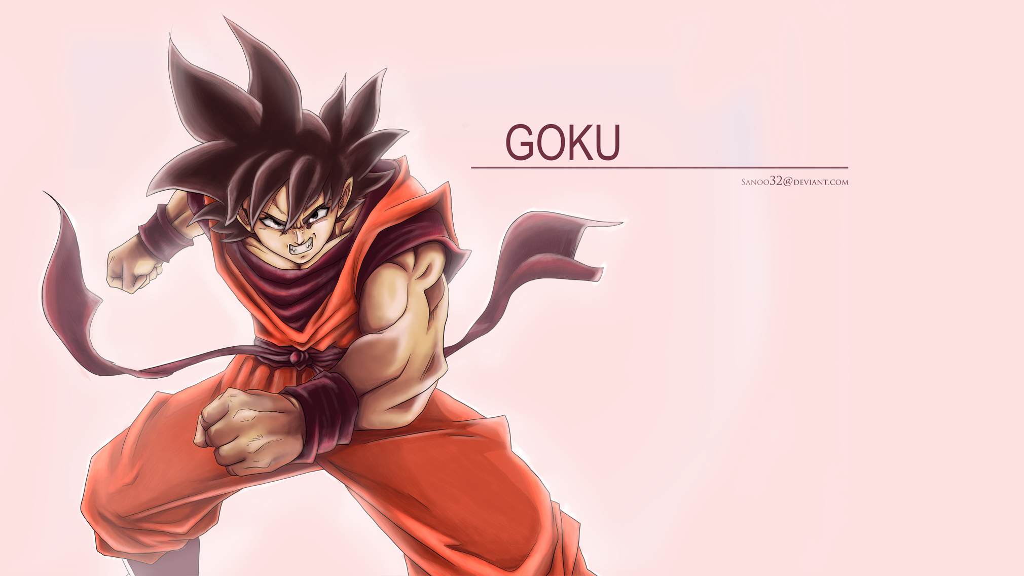 Goku Wallpaper by Sanoo32 on DeviantArt