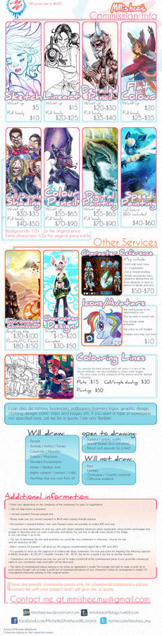 mmishee Commission Prices 2013