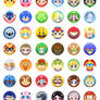 Super Smash Bros buttons