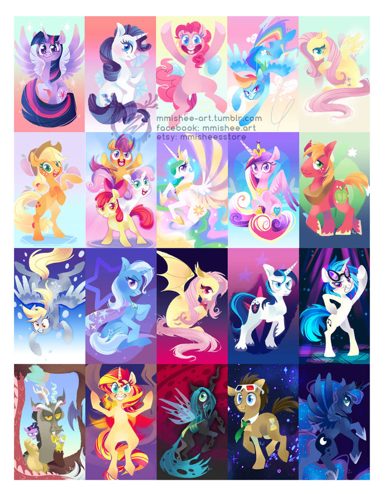 MLP design compilation by mmishee on DeviantArt