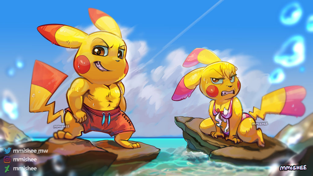 Pika Pin up After