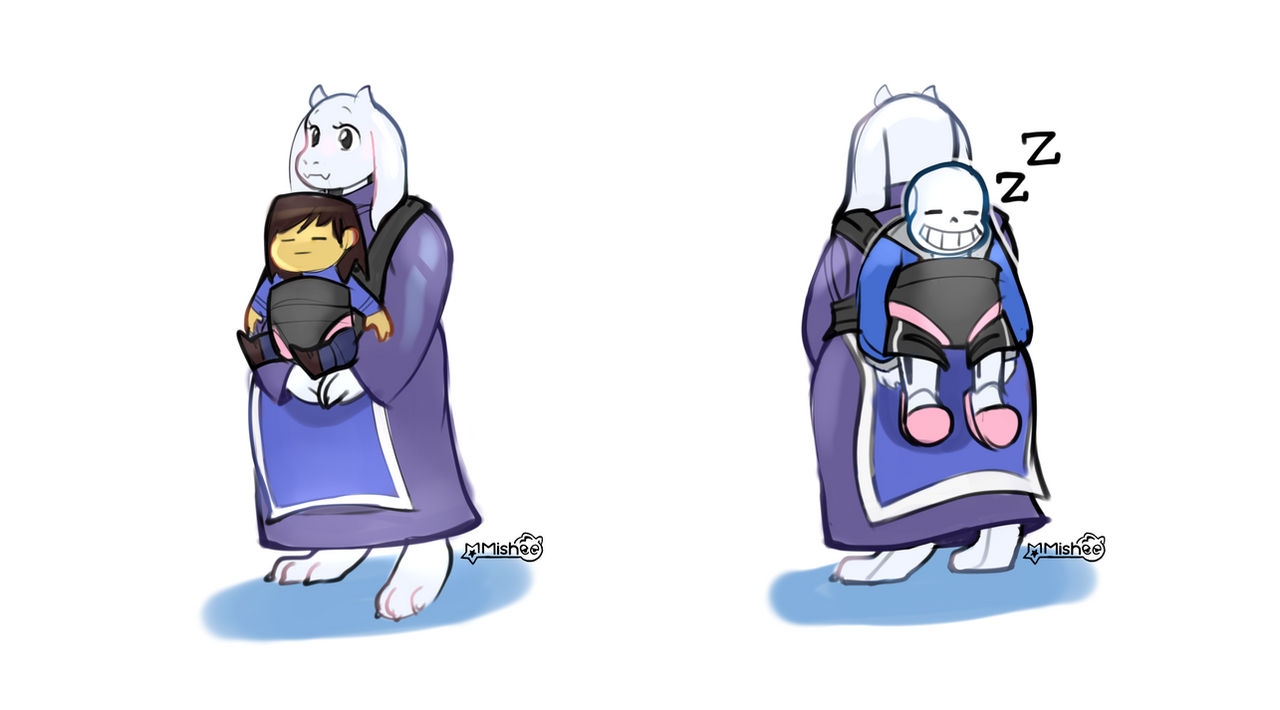 Toriel takes the family on a day trip by mmishee on DeviantArt