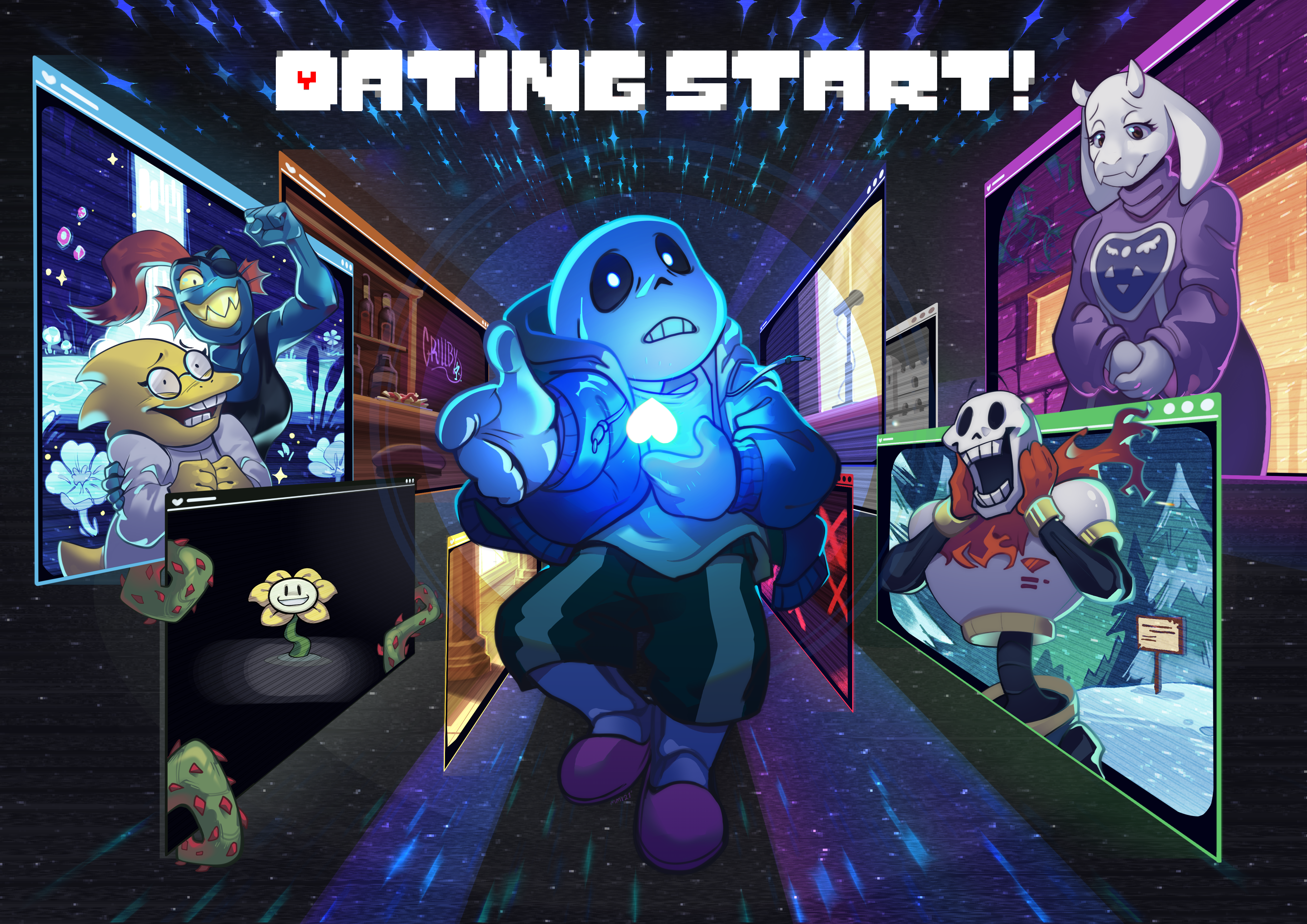 Undertale Dating Sim by FeathersofDarkness14 on DeviantArt