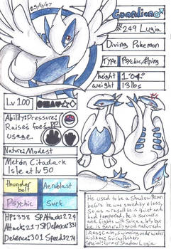 Guardian Lugia ID