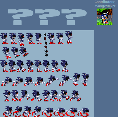 I deadass love when I Mania-Style Mod.Gen sprites - Sonic.EXE