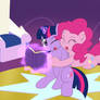 Twilight and Pinkie