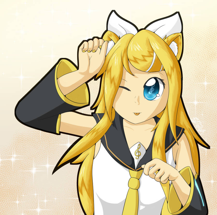 Future!Kagamine Rin - Cat by extreme-sonic on DeviantArt