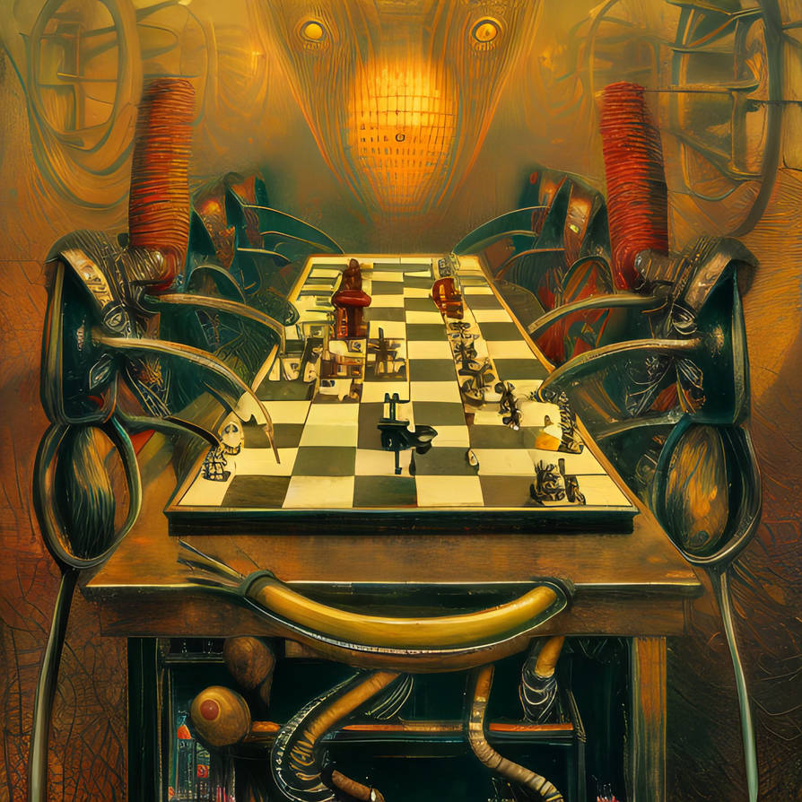 DreamUp Creation - Surreal Chess II by BunnyworksStudio on DeviantArt