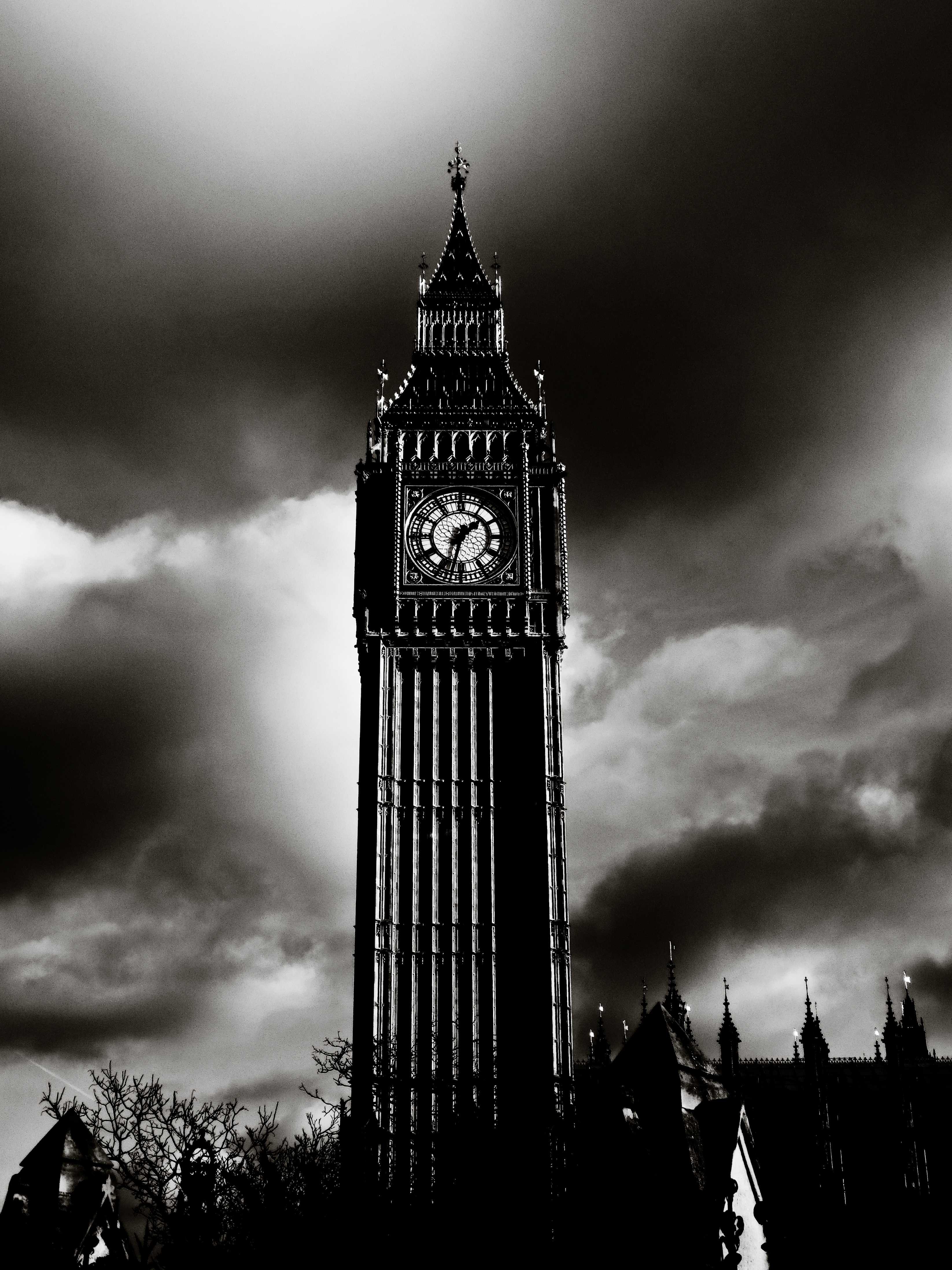Биг бен в лондоне черно белое Биг бен в лондоне черно белое