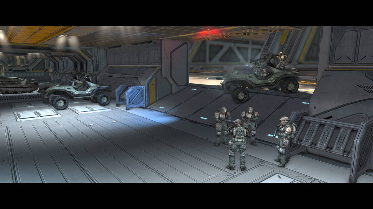 Motor Pool 1 by HeartlessSpartan on DeviantArt