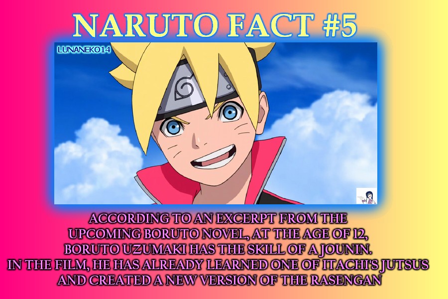 Some fun facts. : r/Naruto