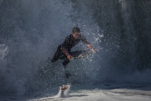 Surfing Newport Beach