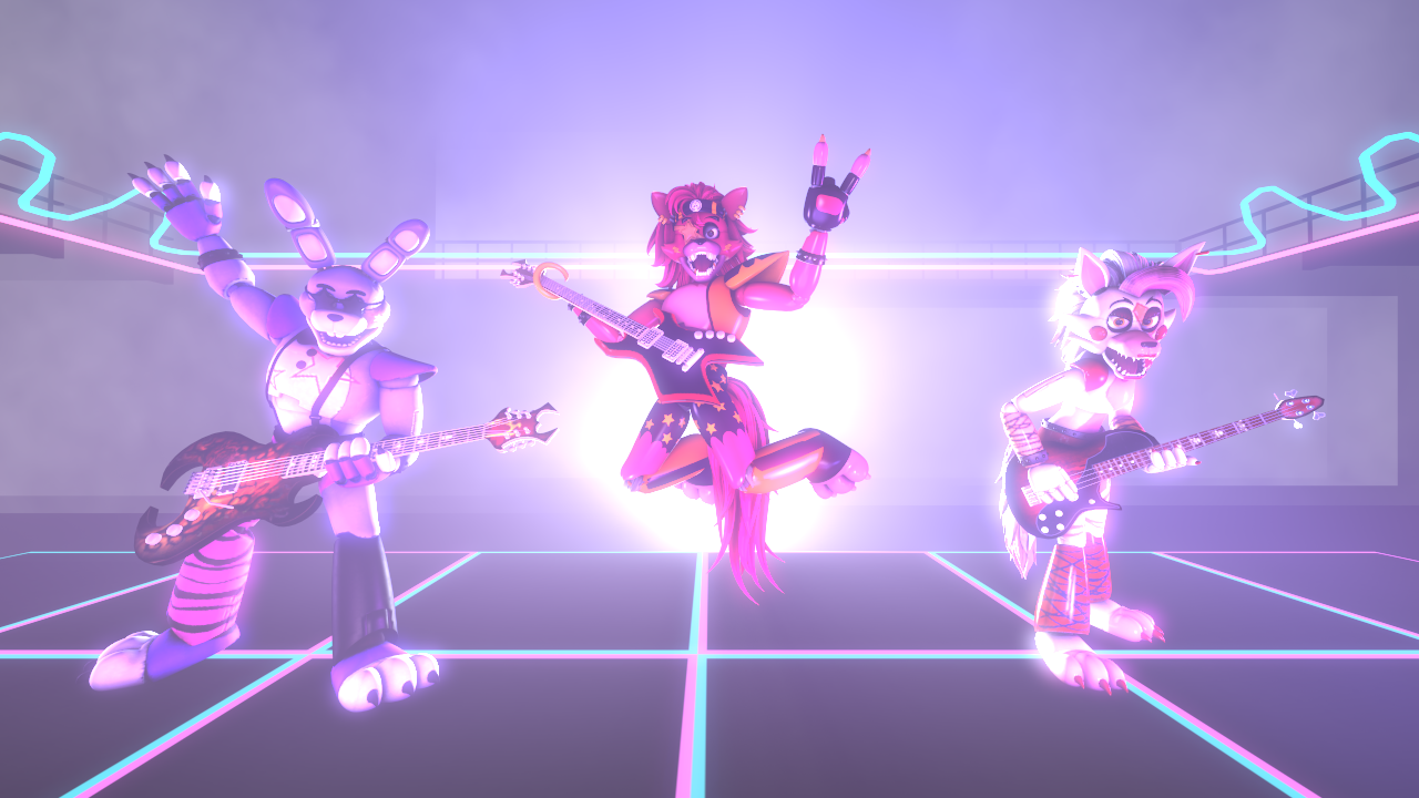 FNAF SB Glamrock Animatronics Wallpaper V2 by mauricio2006 on DeviantArt