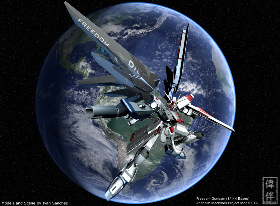 Freedom Gundam Aiming