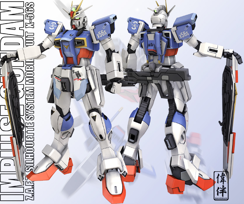 Impulse Gundam - Ricombinato by sandrum