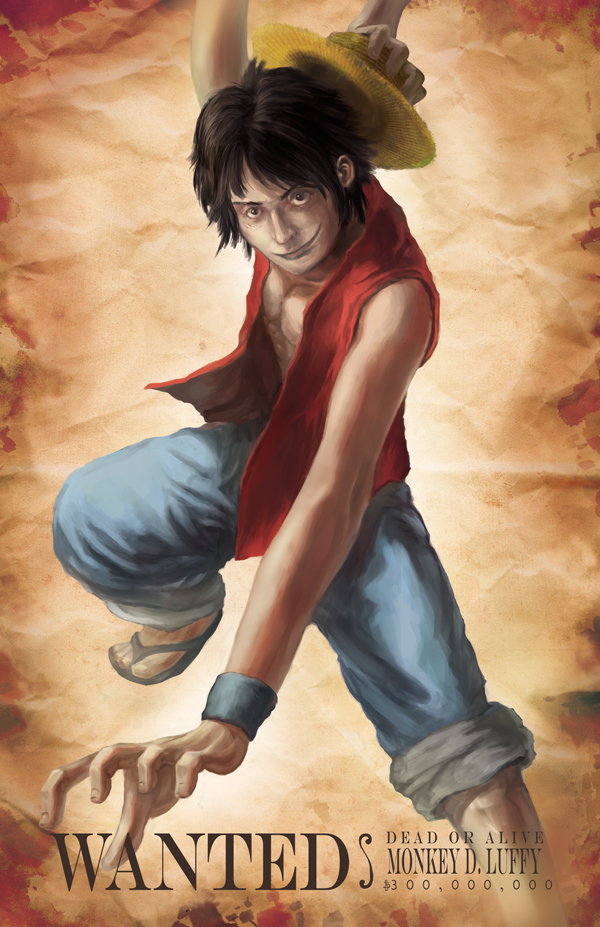 WANTED: MONKEY D. LUFFY