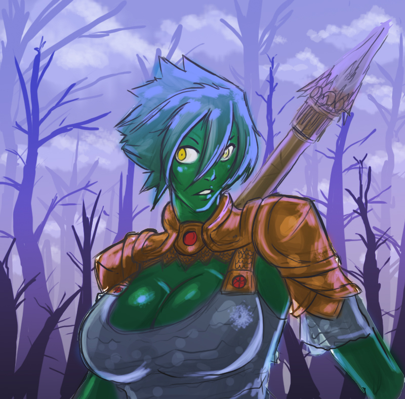 Orc Spear Girl