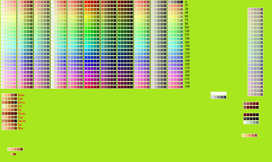 Color Pallet 5 tone by ThornBlackstar on DeviantArt