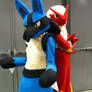 Lucario and Blaziken