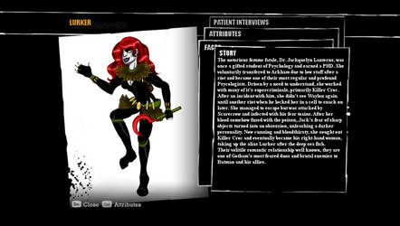 Arkham Asylum Lurker Bio