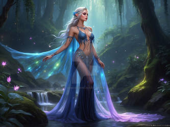 Beautiful elven fairy