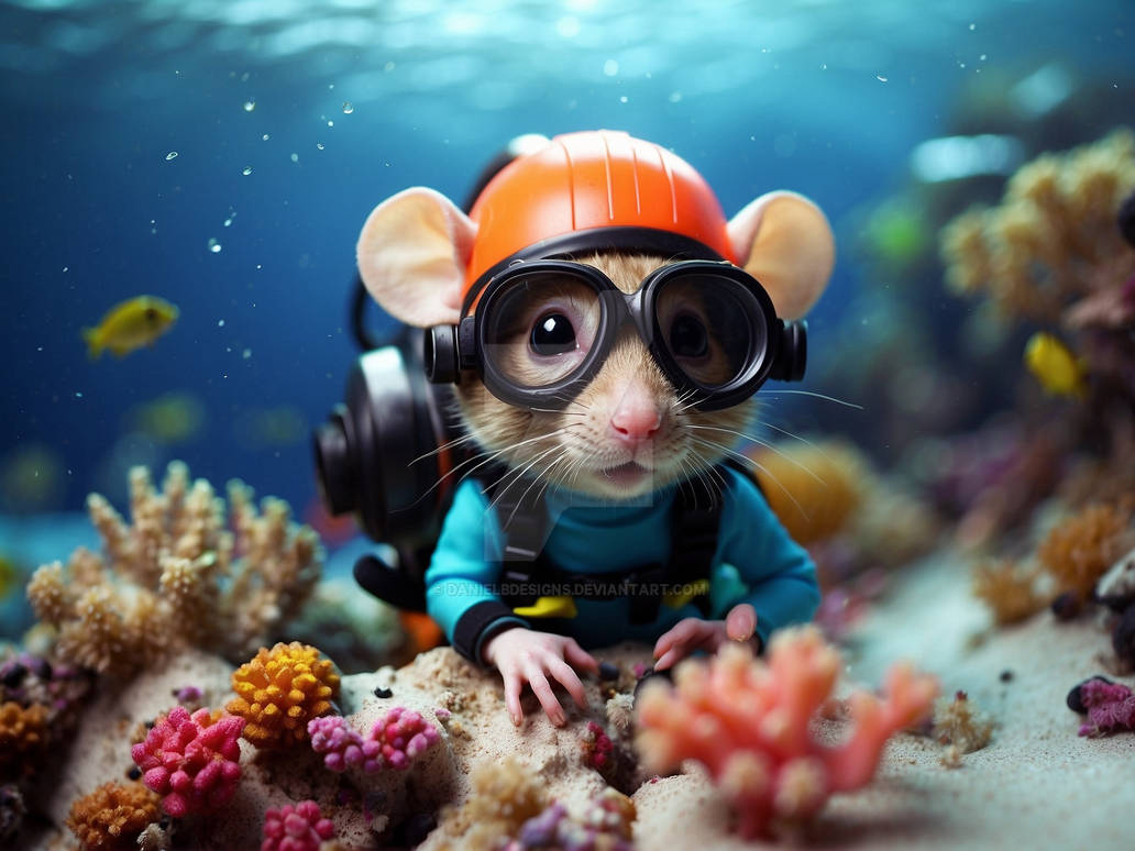 Mouse Body Raft Klaus the little mouse - Scuba diving by DanielBDesigns on DeviantArt