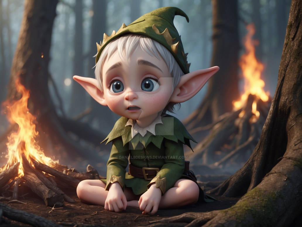 Sad little elf by DanielBDesigns on DeviantArt