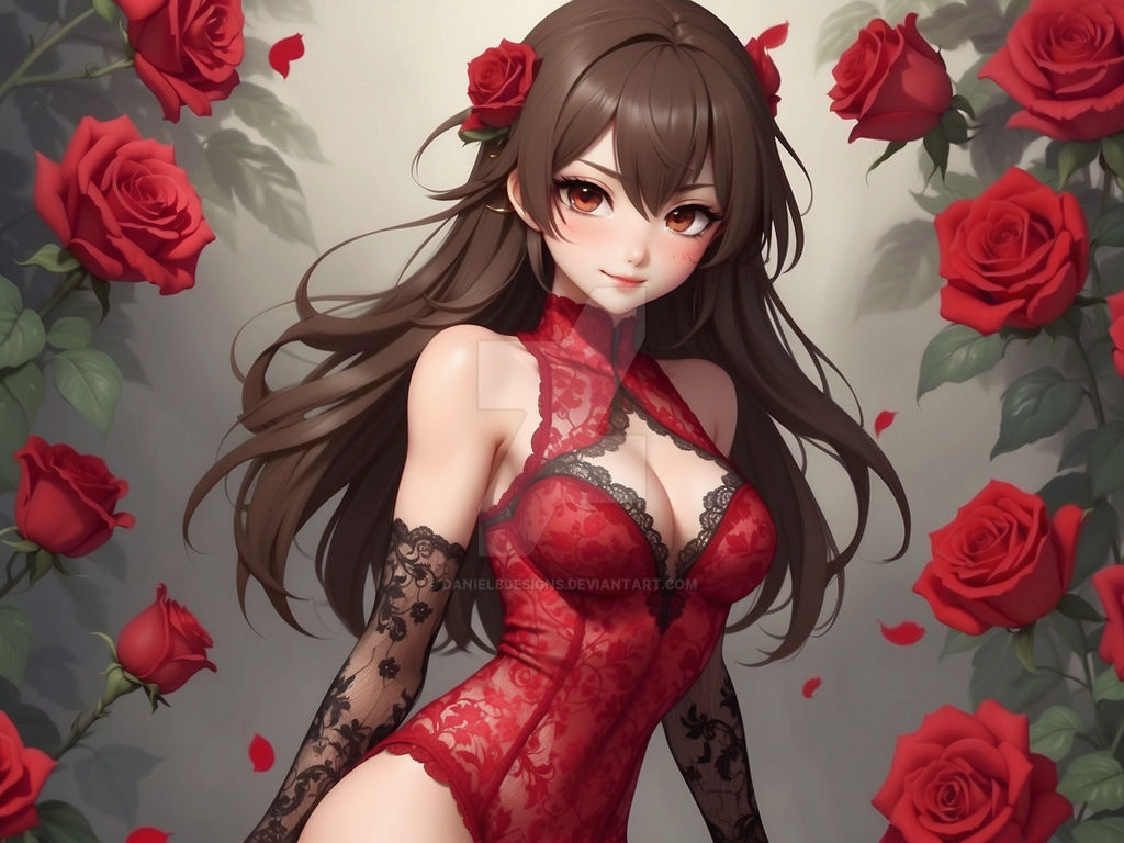 Sexy anime girl in lace dress by DanielBDesigns on DeviantArt Sexy anime girl in lace dress by DanielBDesigns on DeviantArt