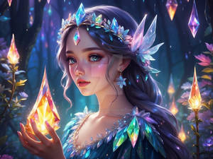 Enchanting crystal princess