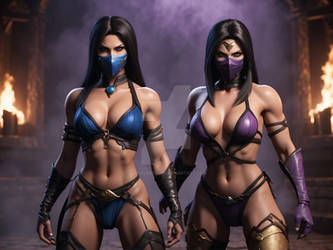 Kitana and Mileena - Beautiful menace