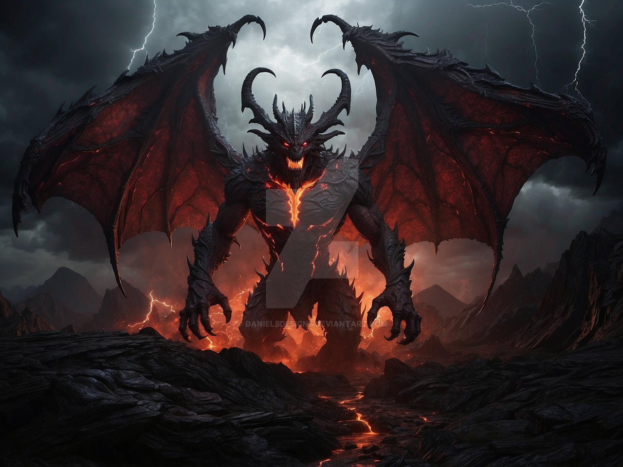 Demon Star Rising Rising demon by DanielBDesigns on DeviantArt