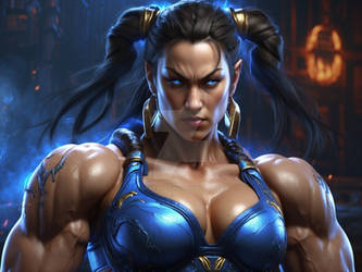 Strong and Sexy: Muscular Chun-Li's Allure