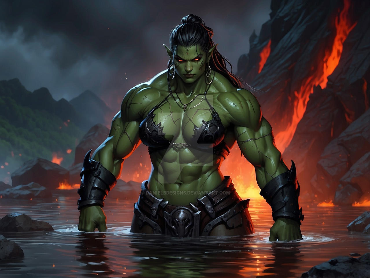 Orcess Formidable Force: Muscular and Magnetic Orcess by DanielBDesigns on ...