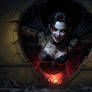 Night's Temptress: Gothic Vampiress Emerges