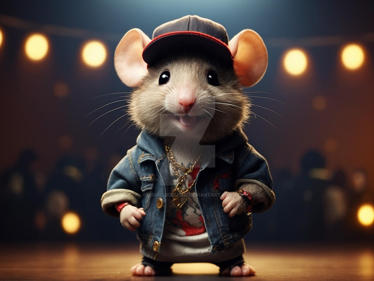 Klaus the Little mouse - Rapper by DanielBDesigns on DeviantArt
