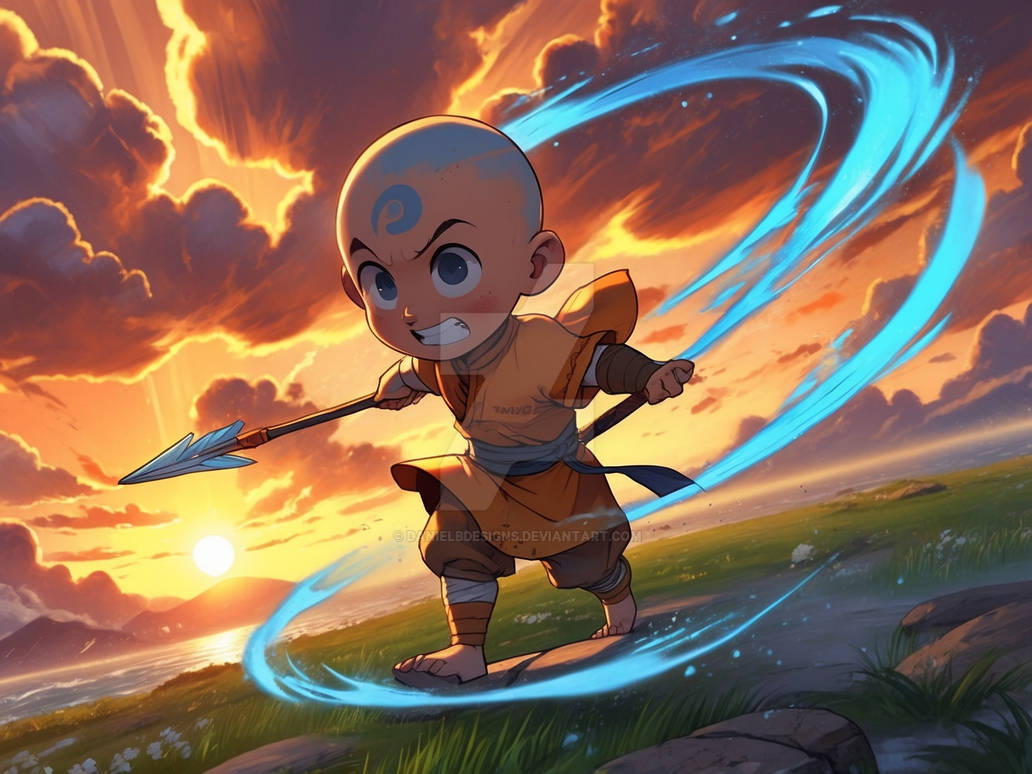 Airbender Design Little airbender training by DanielBDesigns on DeviantArt