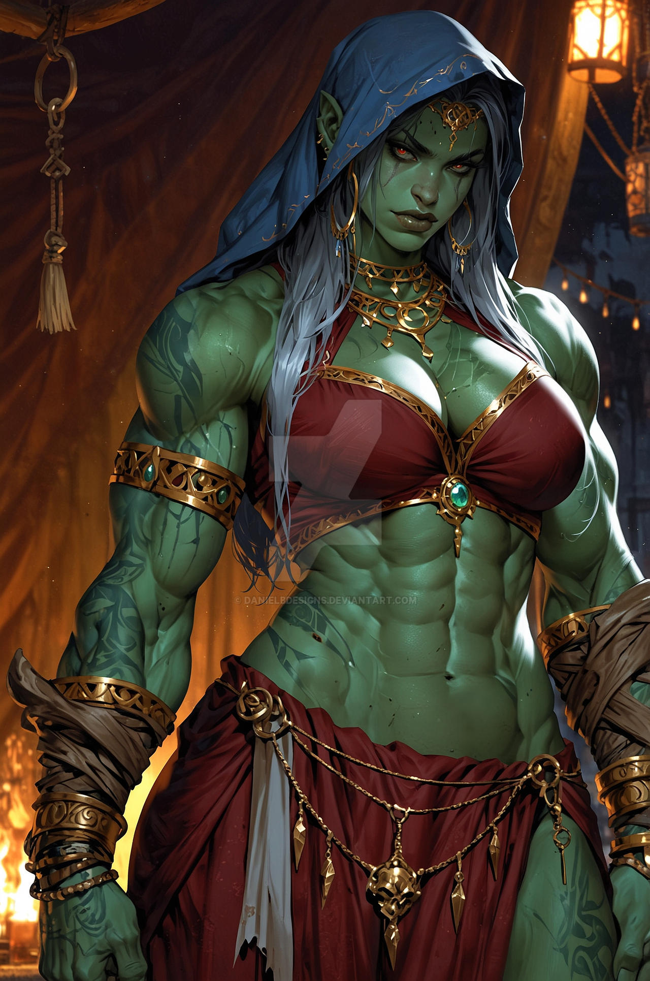 Orcess The Sultan's Strongest Temptation: The Orcess by DanielBDesigns on ...