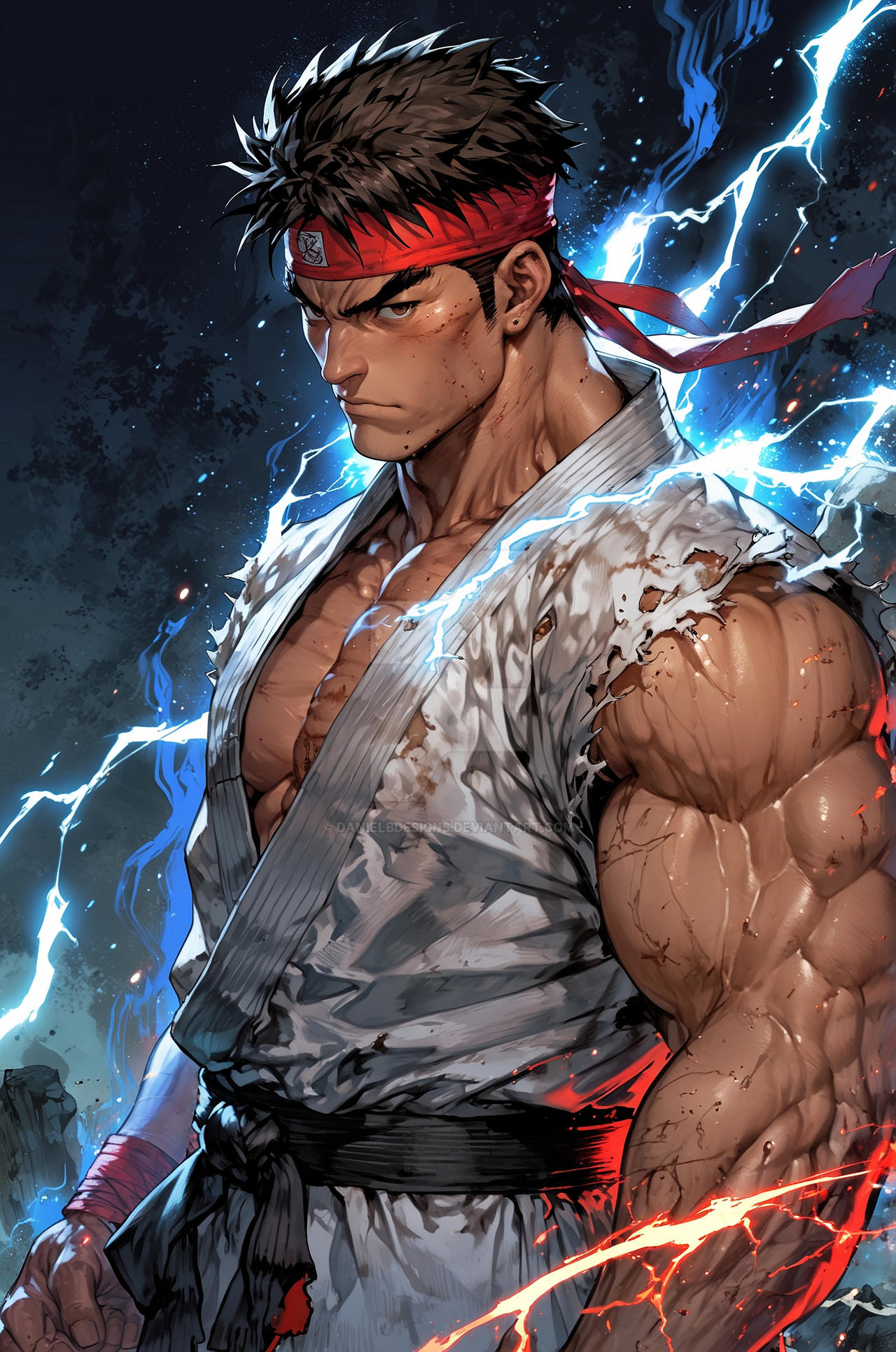 Ryu Roots Ryu's Aura: Power Unleashed by DanielBDesigns on DeviantArt