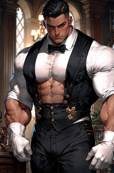Elegant butler- The charming elf by DanielBDesigns on DeviantArt