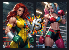 Clash of Icons - Rogue vs Harley
