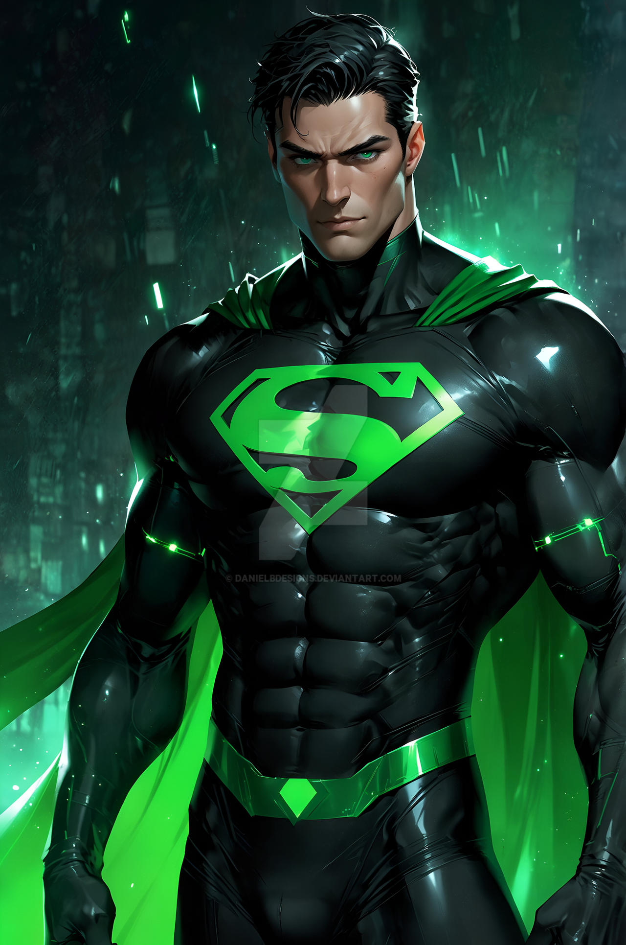 Digital saviour - Superman in the matrix by DanielBDesigns on DeviantArt
