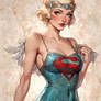 Supergirl Retro Velvet Temptress