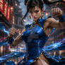 Chun-Li - Azure Tempest Battle Queen