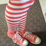 Peppermint socks.