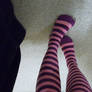 Grape bubblegum socks.