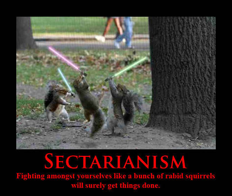 Sectarianism Demotivator Macro