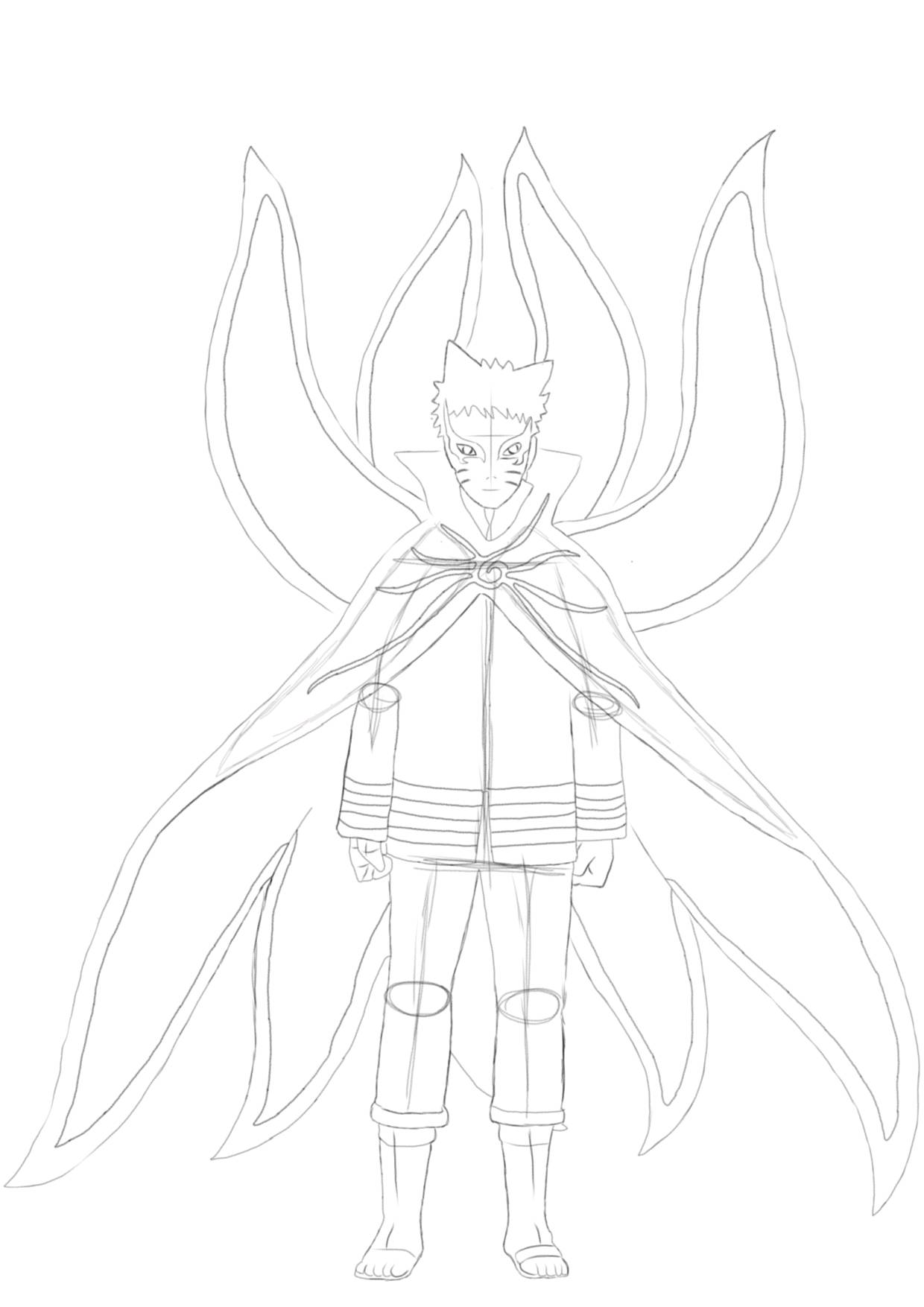 4100 Collections Naruto Baryon Coloring Pages Latest HD Coloring