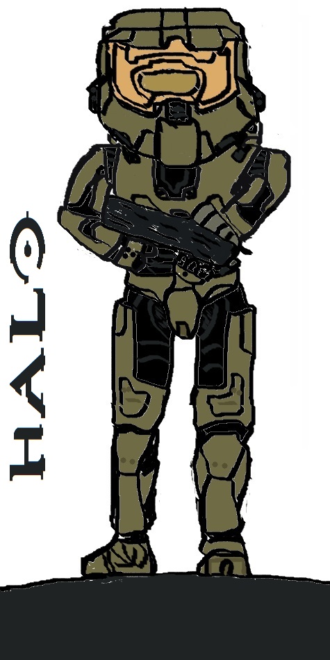 Halo fan art- paint by Elfandedross on DeviantArt